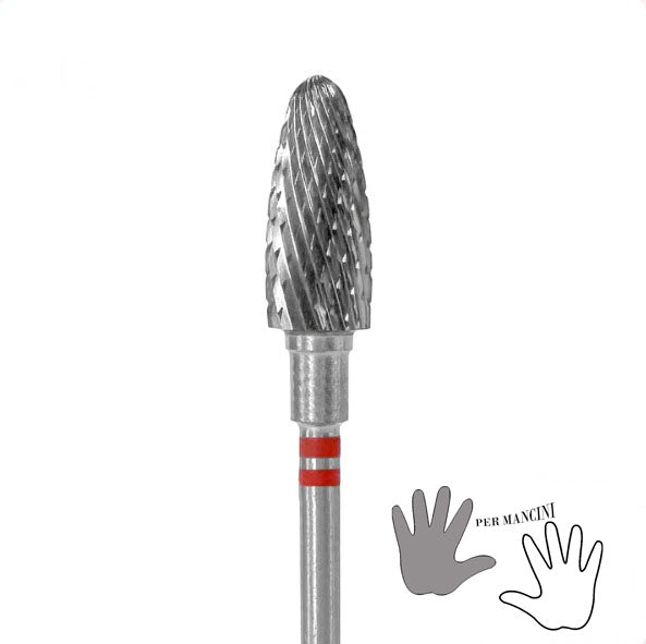 Punta Carbide Rossa PER MANCINI 6.0 * 14.5 mm