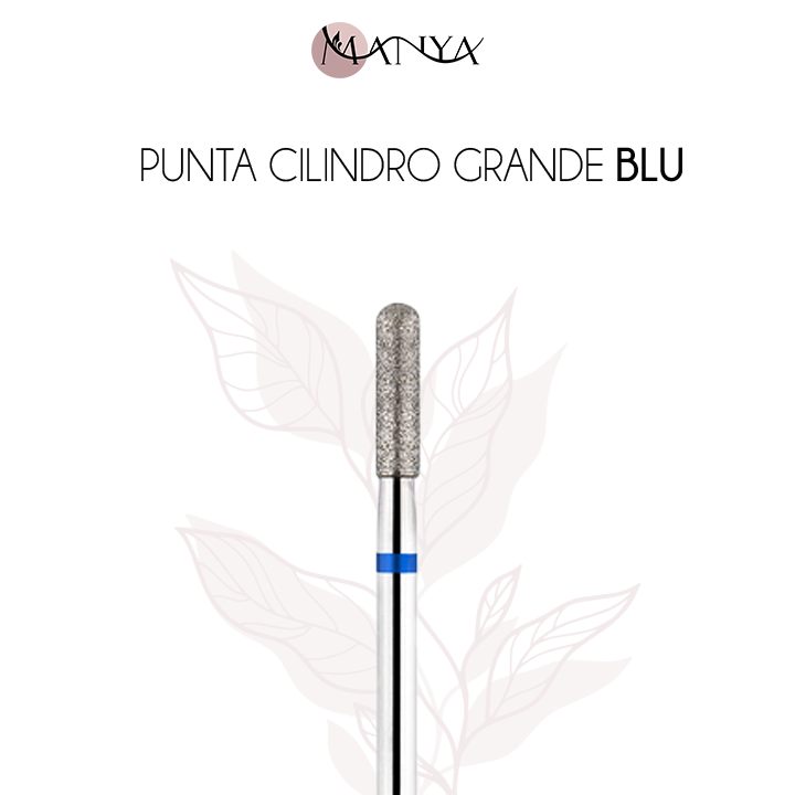 Punta cilindro grande blu