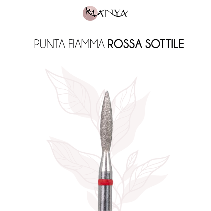 Punta fiamma rossa sottile
