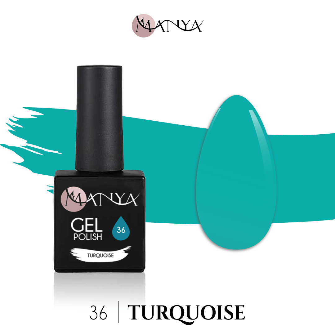 36 Polish | Turquoise - Manya