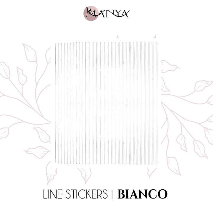 Line stickers | Bianco - Manya