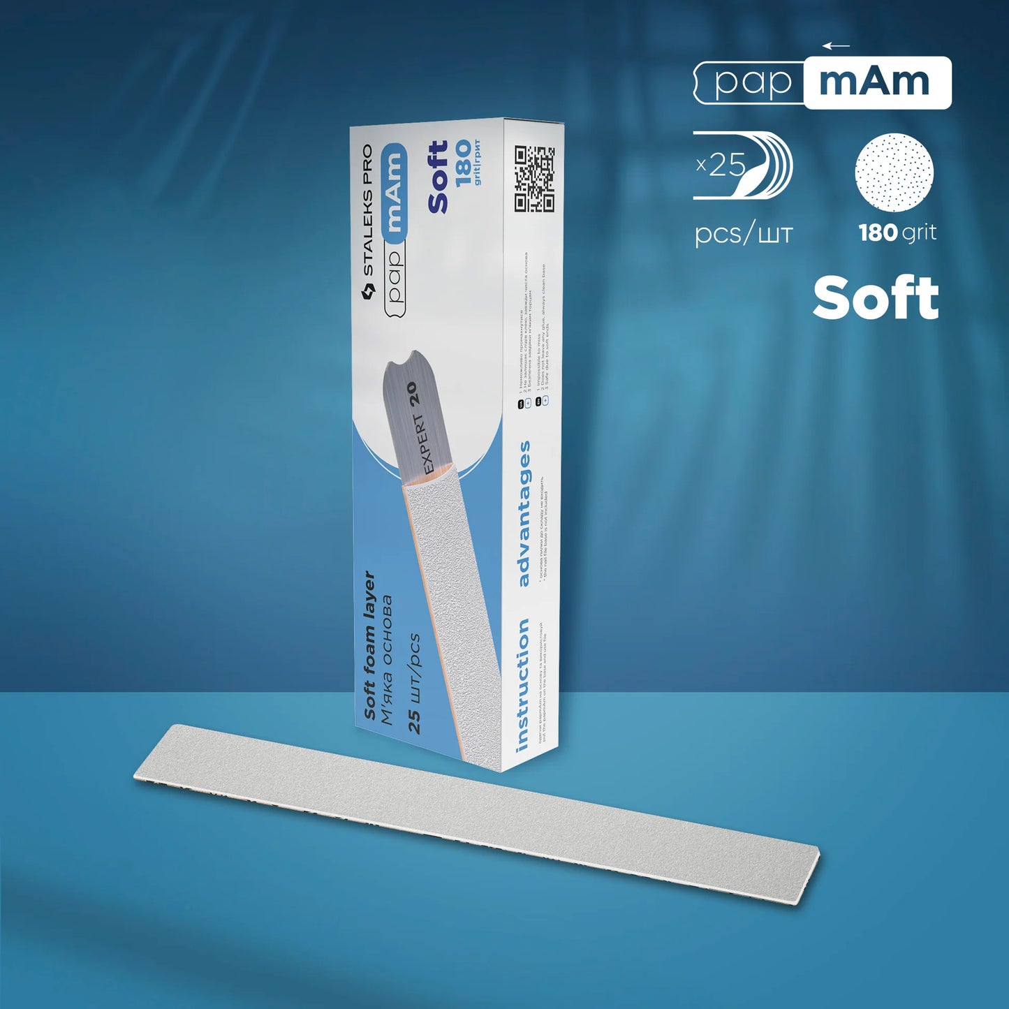 STALEKS EXPERT 20 Lima Dritta Soft Foam Layer , grit 180 (25 pz)