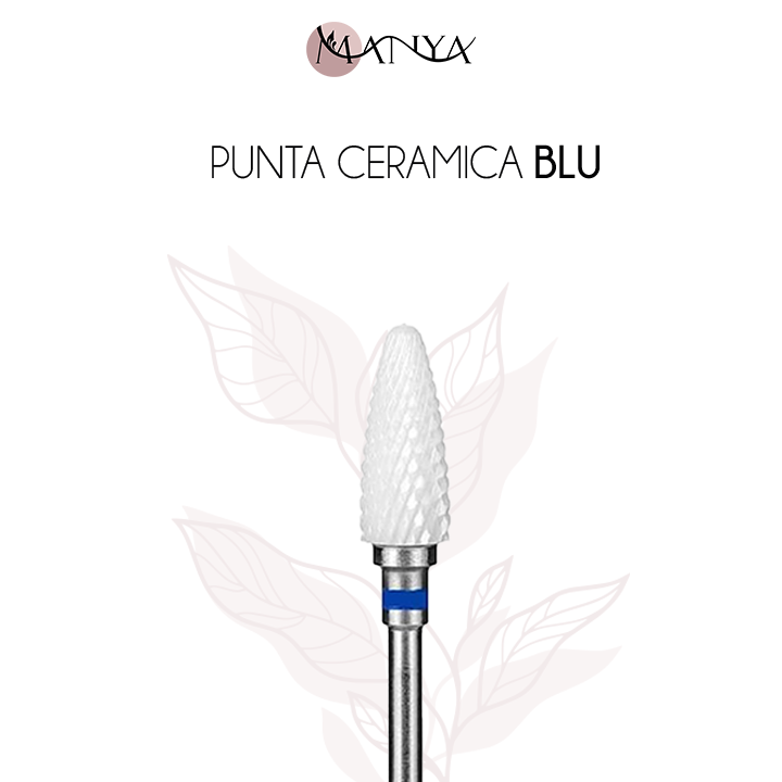 Punta ceramica blu