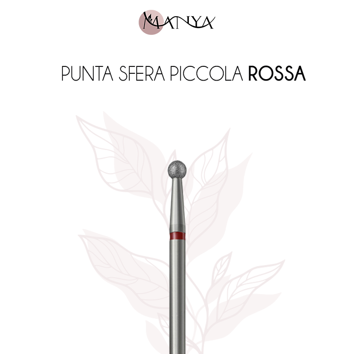 Punta sfera piccola rossa