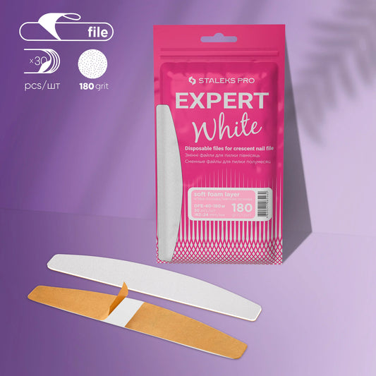 Ricambi Staleks Per Lima Mezzaluna A Base Morbida EXPERT 40 GRIT 180 (30 Pezzi)