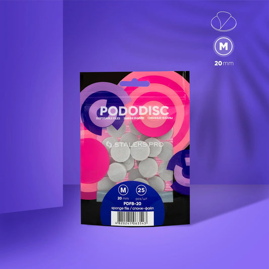 Disco Spugna Staleks per PODODISC Pedicure PRO M 25 pz