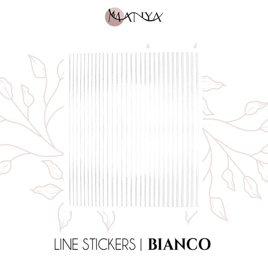 Line stickers | Bianco - Manya