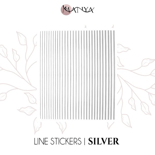 Line stickers | Silver - Manya